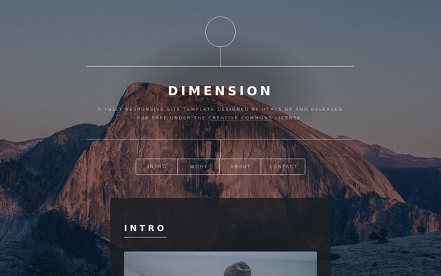 Plantilla Dimension de chu.es